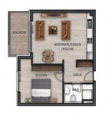 Wohnung-Nr. 7 (A) Info-Tag am Donnerstag, 23.04. von 15:00 bis 17:00 Uhr in Neckargartach, B�llinger Stra�e 41