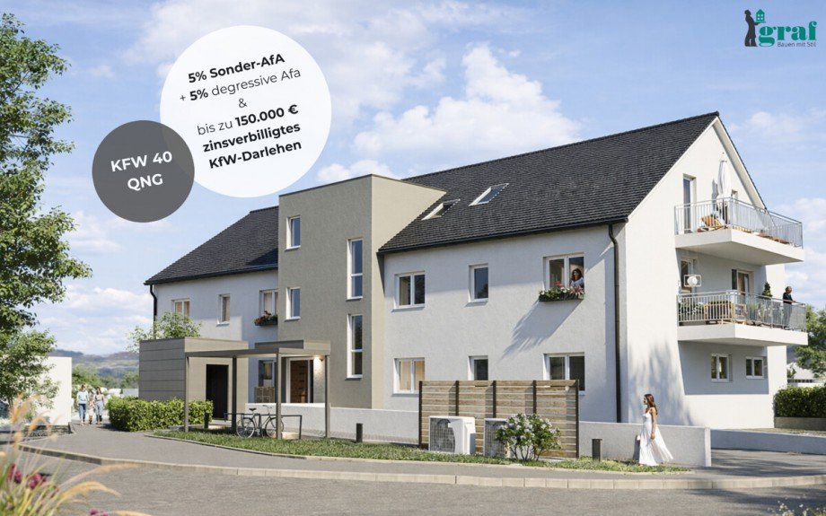 unverbindliche Illustration Etagenwohnung Renningen