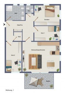 Wohnung 1 Einziehen ohne Warten - 4,5 Zimmerwohnung + Einbauk�chengutschein