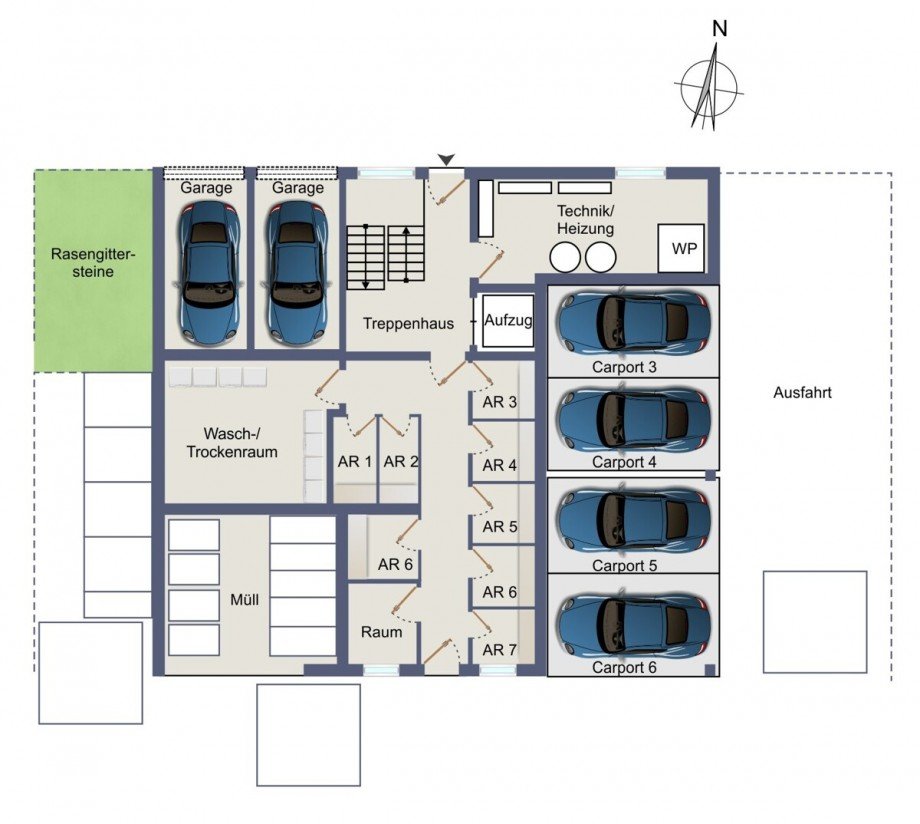TG Etagenwohnung Albstadt