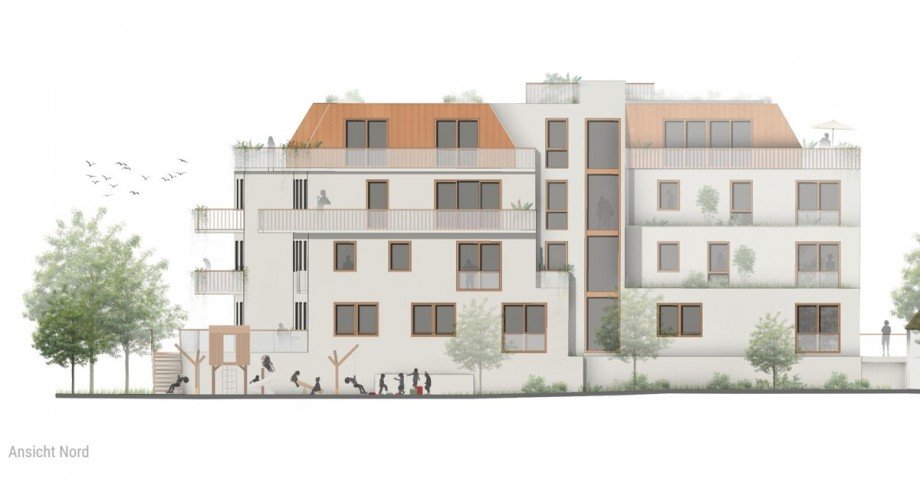 unverbindliche Illustration Penthousewohnung Asperg