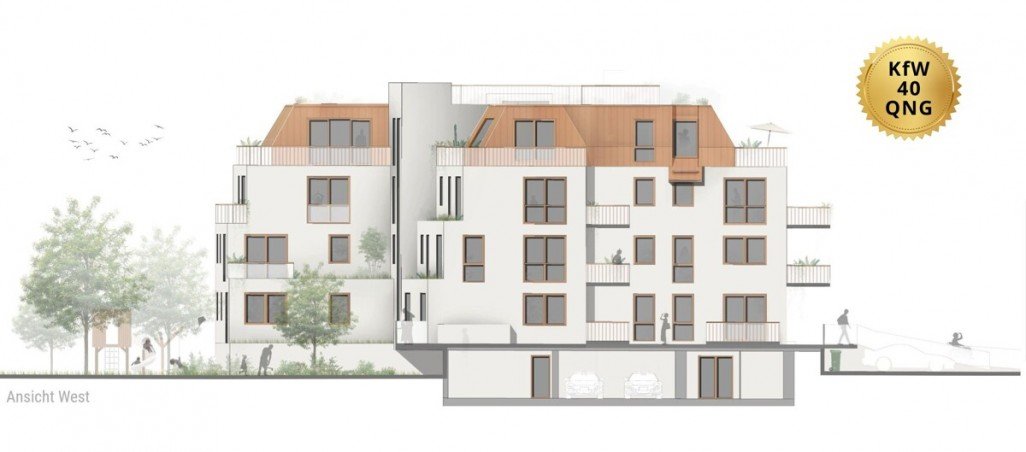 unverbindlichen Illustration Penthousewohnung Asperg