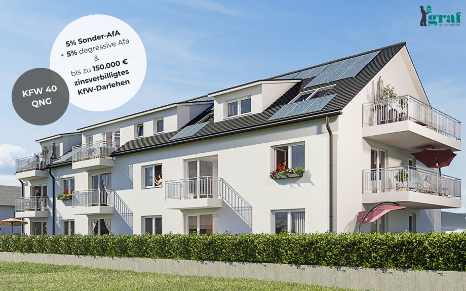unverbindliche Illustration Erdgeschosswohnung Renningen