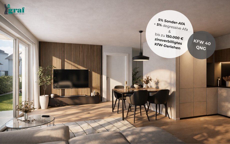 unverbindliche Illustration Erdgeschosswohnung Renningen