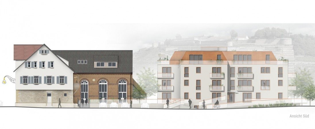 unverbindliche Illustration Erdgeschosswohnung Asperg