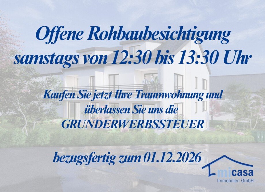 Offene Rohbaubesichtigung Waiblingen Maisonettewohnung Waiblingen / Neustadt Rems-Murr-Kreis