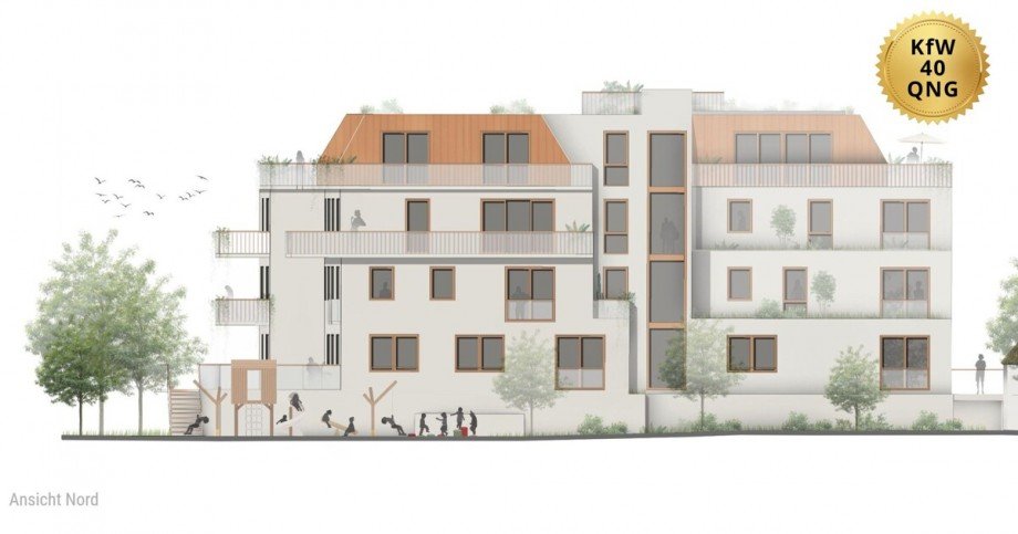 unverbindliche Illustration Etagenwohnung Asperg