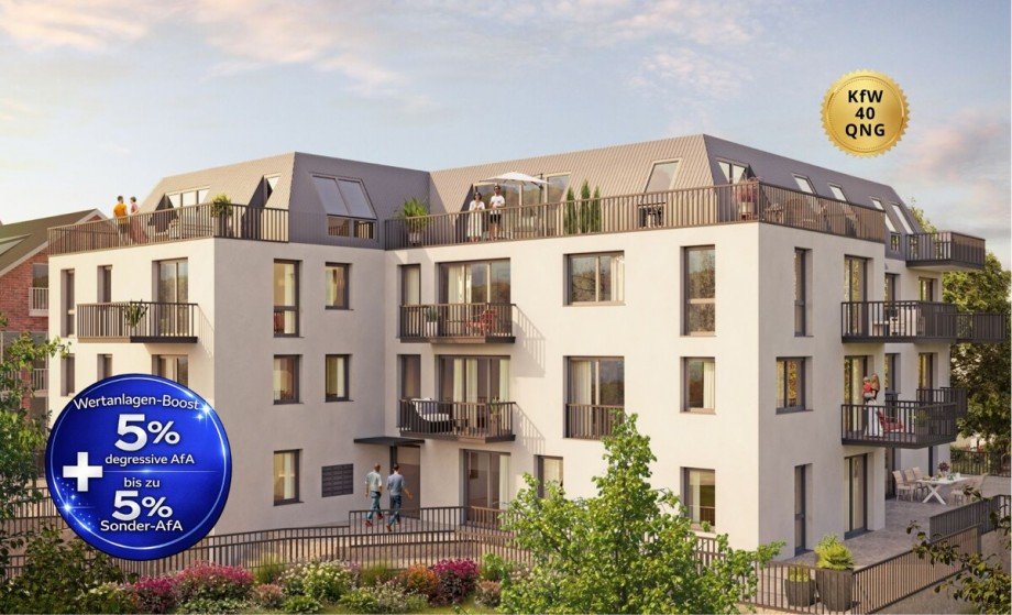 unverbindliche Illustration Etagenwohnung Asperg