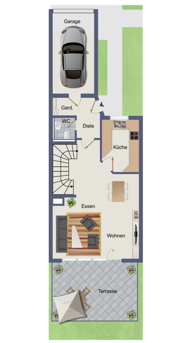 EG Reihenmittelhaus G�ufelden / �schelbronn