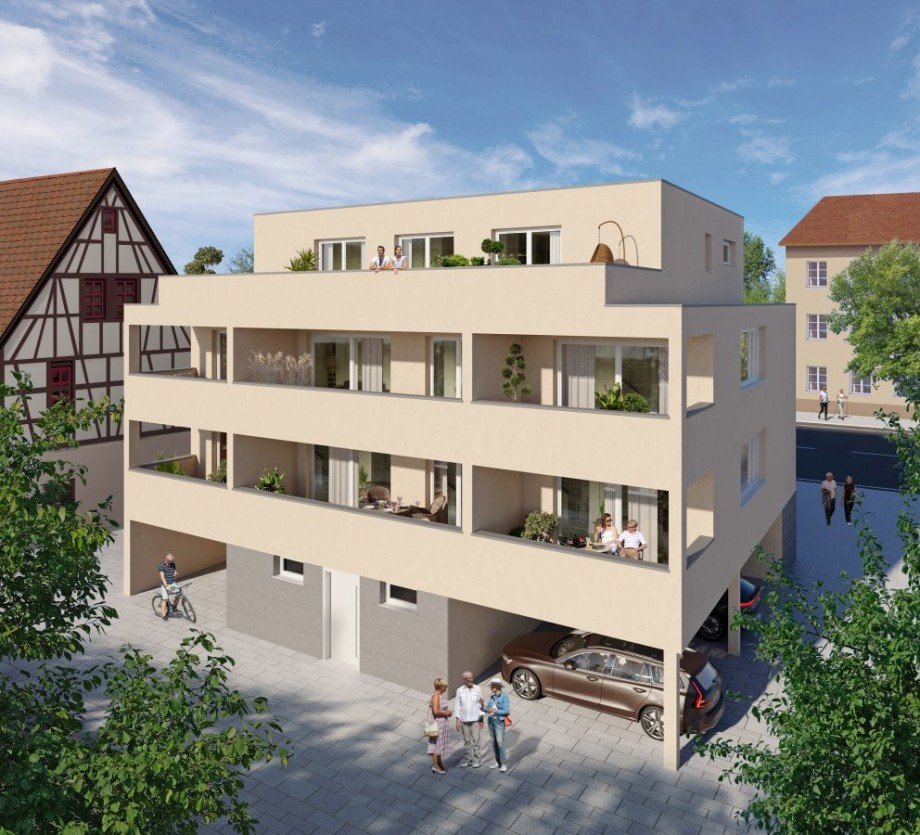 Sedanstra�e Illustration Etagenwohnung Albstadt